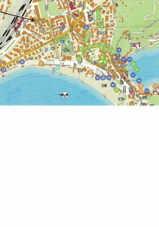 Ludovica Trilocale Centrale Con Posto Auto Sestri Levante Esterno foto